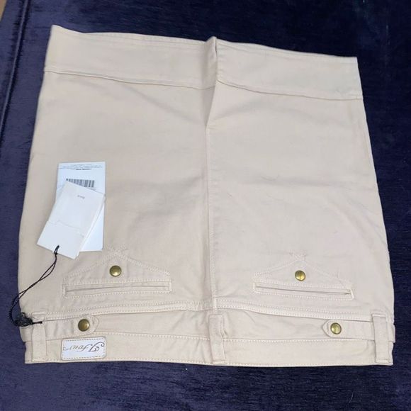 J.four Denim NWT Female Project Khaki Italian Mini Skirt, Size 32, MSRP $116 - Picture 6 of 11